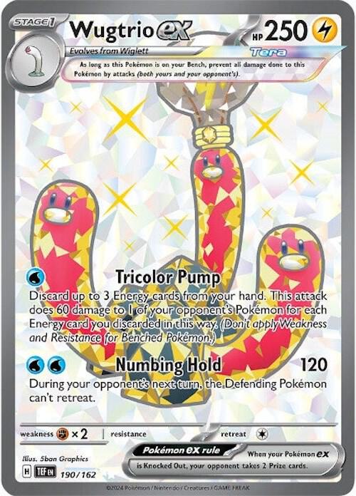 Pokemon Wugtrio ex 190/162 Temporal Forces