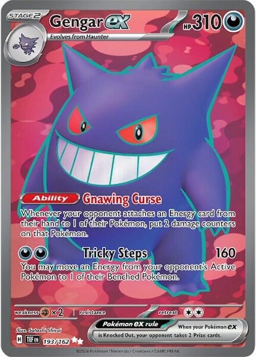 Pokemon Gengar ex 193/162 Temporal Forces