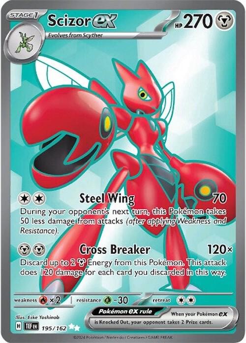 Pokemon Scizor ex 195/162 Temporal Forces