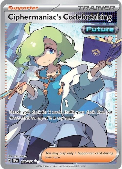 Pokemon Ciphermaniac's Codebreaking 198/162 Temporal Forces