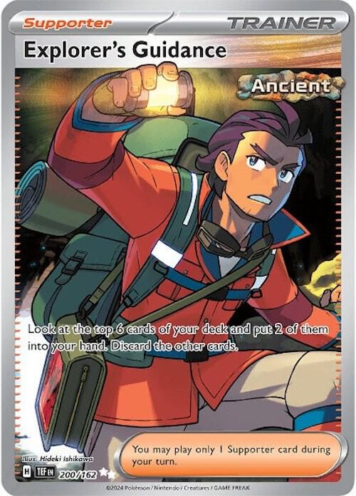 Pokemon Explorer's Guidance 200/162 Temporal Forces