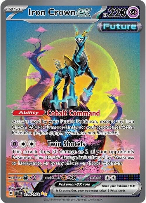 Pokemon Iron Crown ex 206/162 Temporal Forces