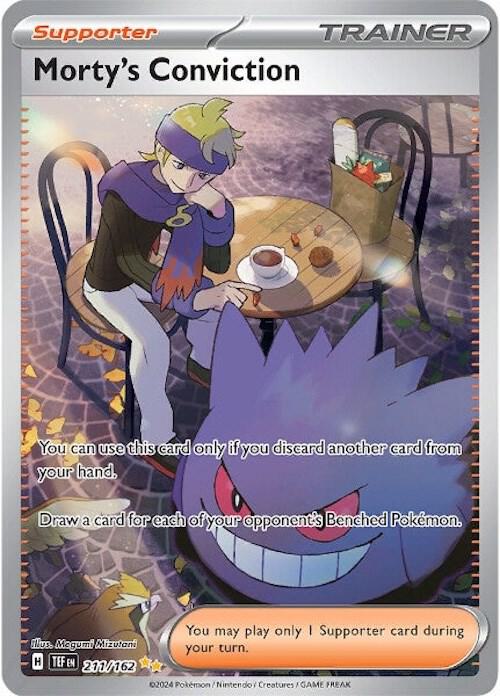 Pokemon Morty's Conviction 211/162 Temporal Forces