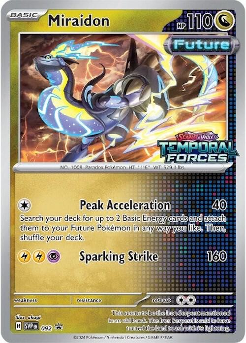 Pokemon Miraidon 92 SVP Black Star Promos