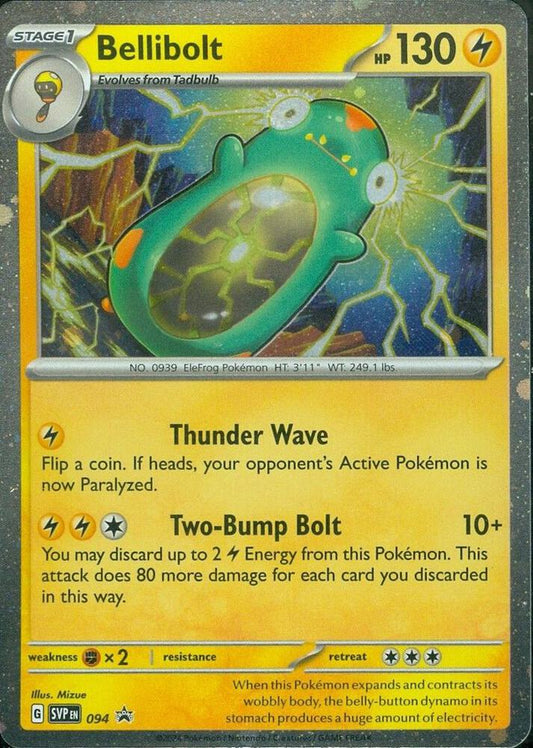 Pokemon Bellibolt 94 SVP Black Star Promos