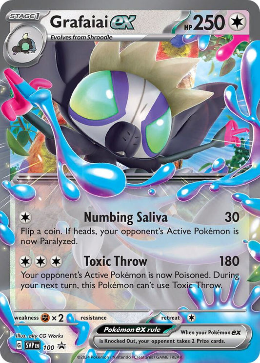 Pokemon Grafaiai ex 100 SVP Black Star Promos