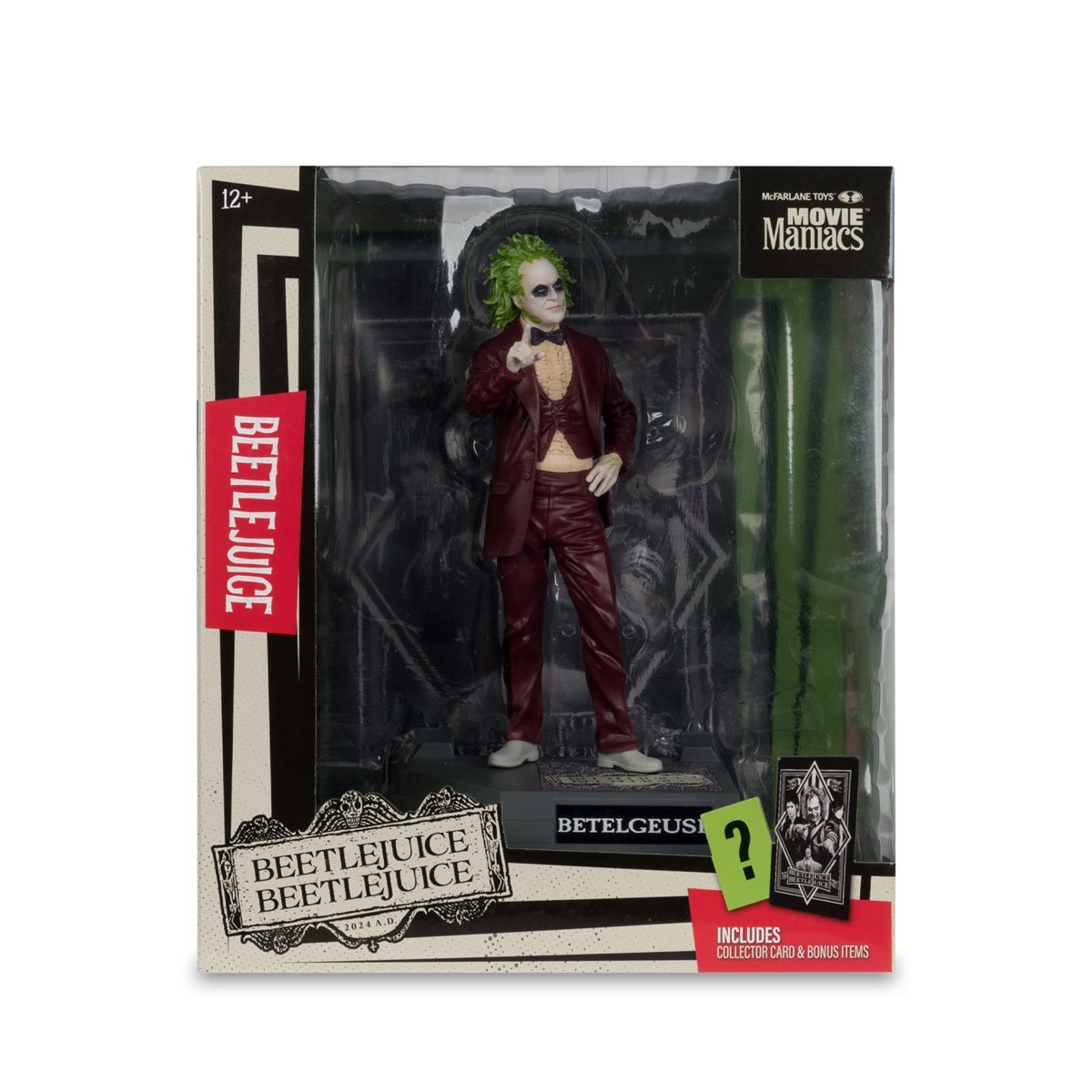 McFarlane Toys Movie Maniacs Beetlejuice 2 Statue
