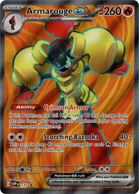 Pokemon Armarouge ex 125 SVP Black Star Promos