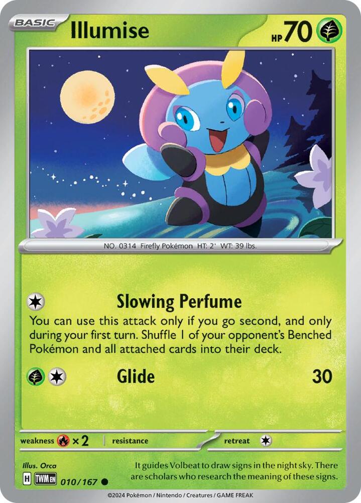 Pokemon Illumise 10/167 Twilight Masquerade