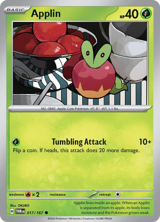 Pokemon Applin 17/167 Twilight Masquerade