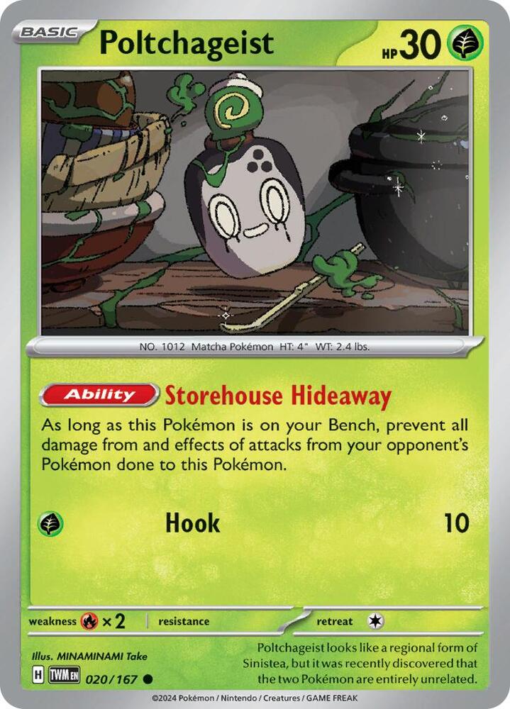 Pokemon Poltchageist 20/167 Twilight Masquerade