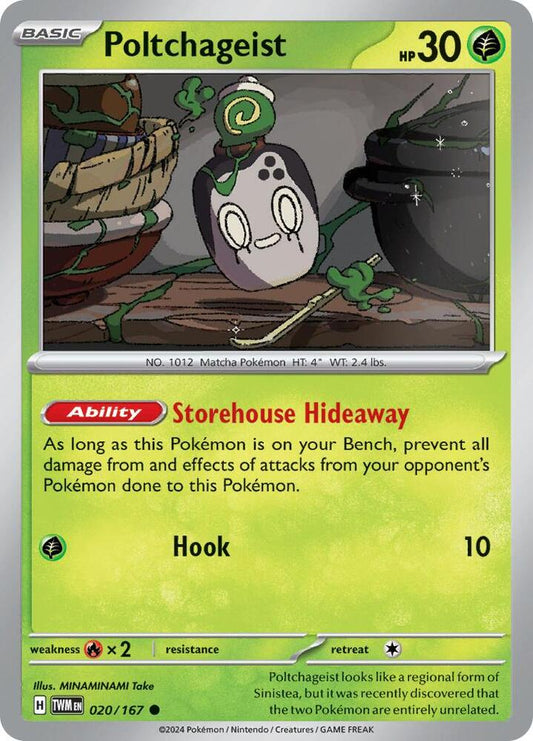 Pokemon Poltchageist 20/167 Twilight Masquerade
