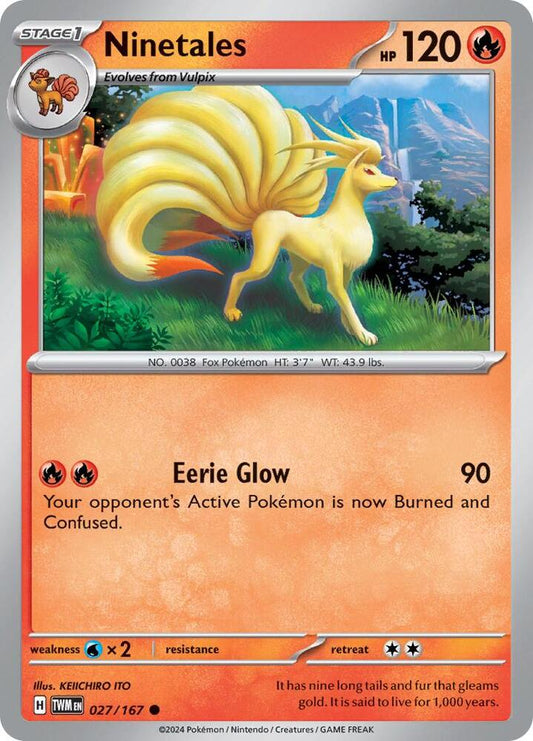 Pokemon Ninetales 27/167 Twilight Masquerade