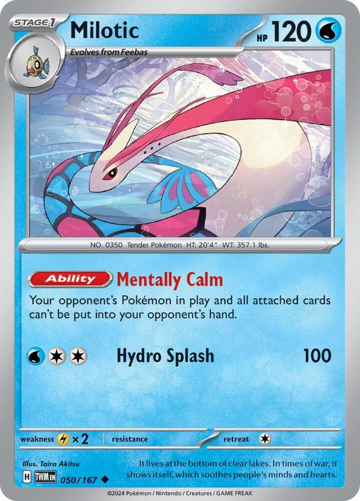 Pokemon Milotic 50/167 Twilight Masquerade