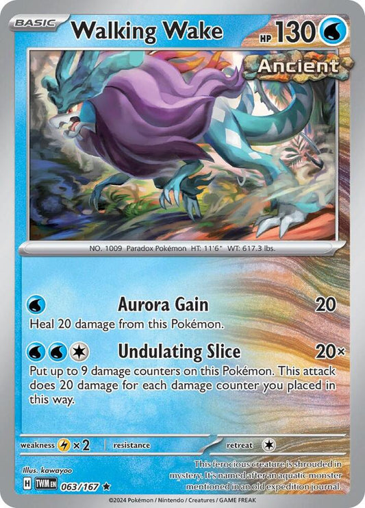 Pokemon Walking Wake 63/167 Twilight Masquerade