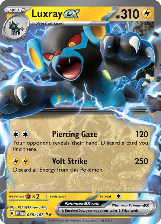 Pokemon Luxray ex 68/167 Twilight Masquerade
