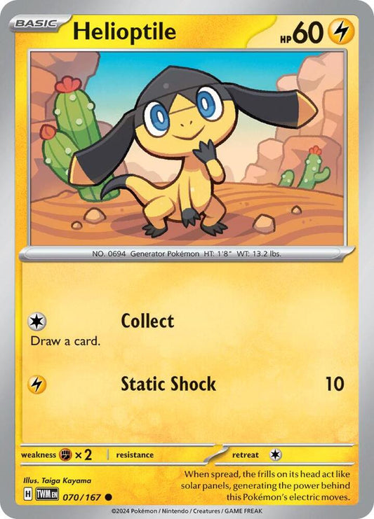 Pokemon Helioptile 70/167 Twilight Masquerade