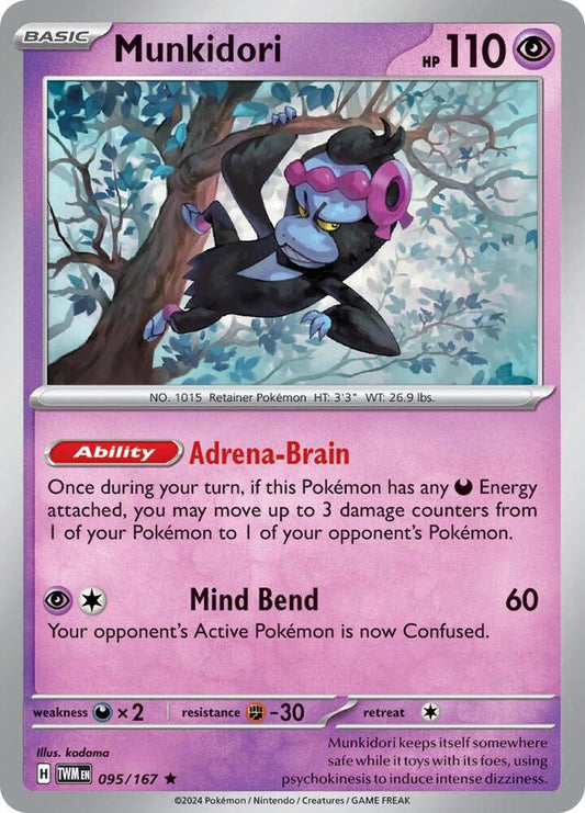 Pokemon Munkidori 95/167 Twilight Masquerade