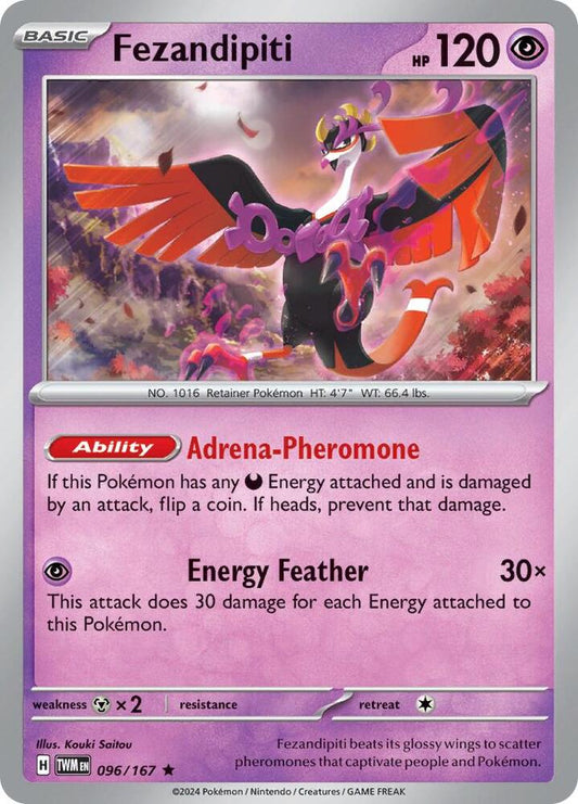 Pokemon Fezandipiti 96/167 Twilight Masquerade