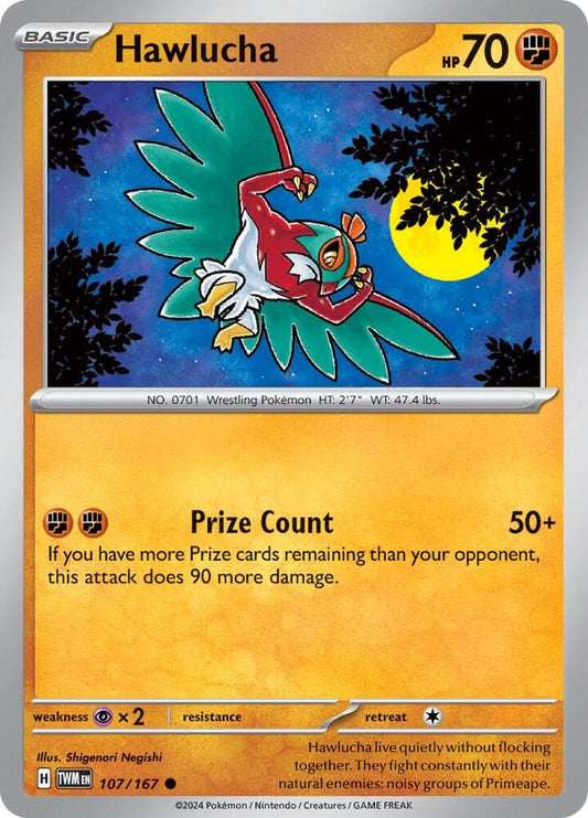 Pokemon Hawlucha 107/167 Twilight Masquerade