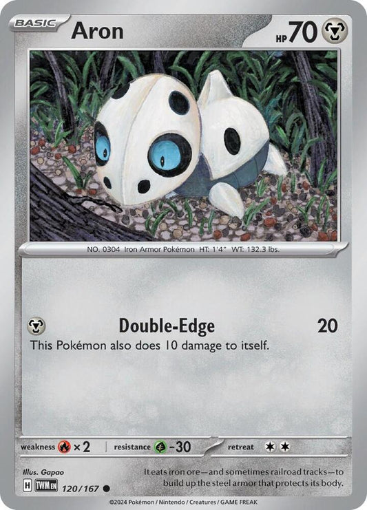 Pokemon Aron 120/167 Twilight Masquerade
