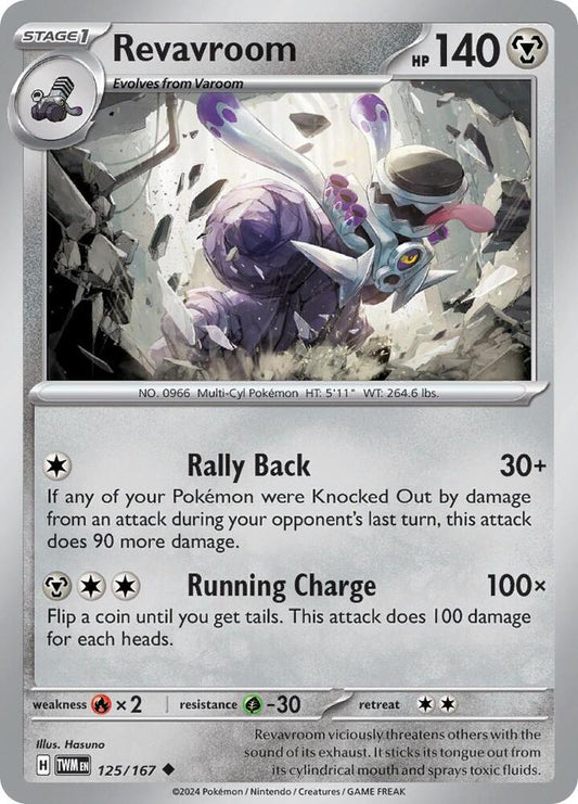 Pokemon Revavroom 125/167 Twilight Masquerade
