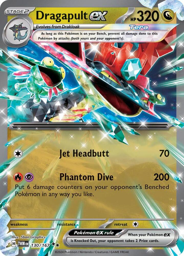 Pokemon Dragapult ex 130/167 Twilight Masquerade