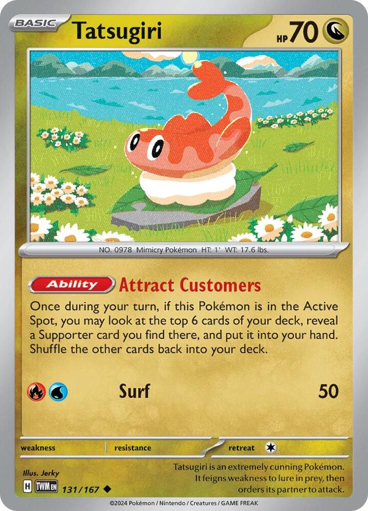 Pokemon Tatsugiri 131/167 Twilight Masquerade