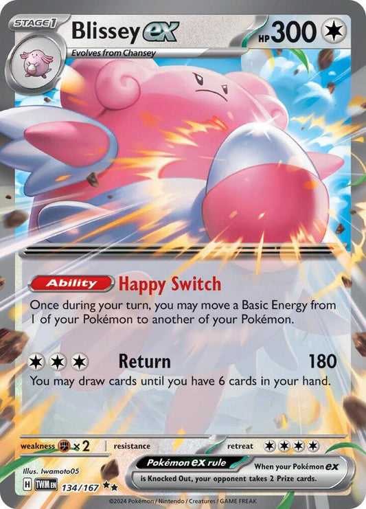 Pokemon Blissey ex 134/167 Twilight Masquerade