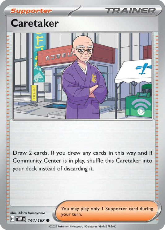 Pokemon Caretaker 144/167 Twilight Masquerade