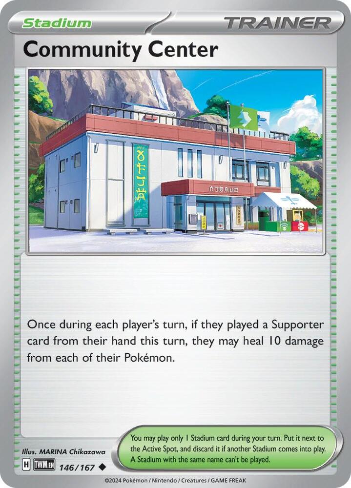 Pokemon Community Center 146/167 Twilight Masquerade