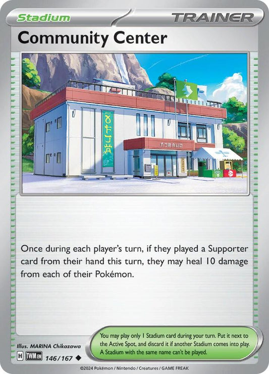 Pokemon Community Center 146/167 Twilight Masquerade