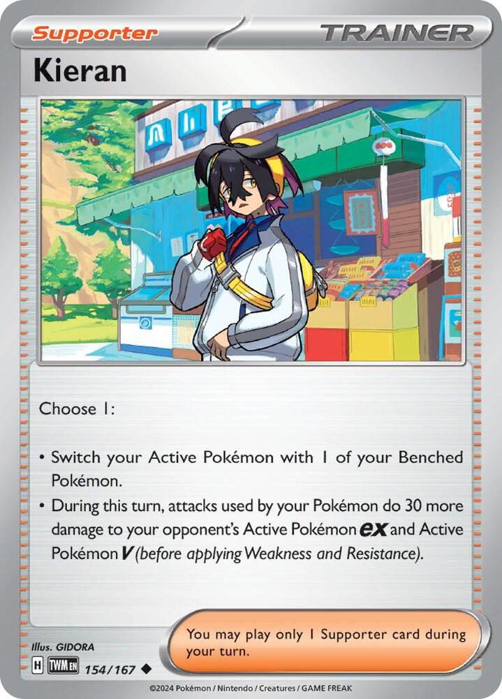 Pokemon Kieran 154/167 Twilight Masquerade