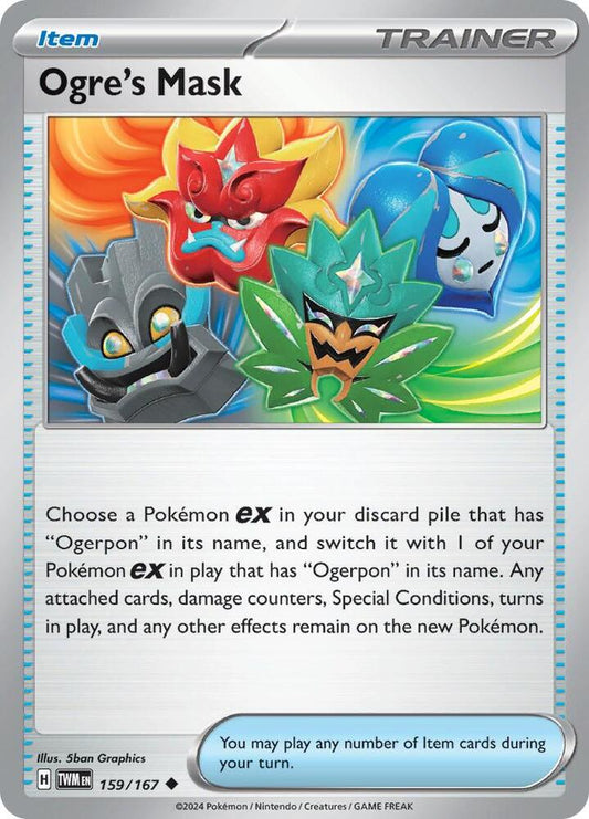 Pokemon Ogre's Mask 159/167 Twilight Masquerade