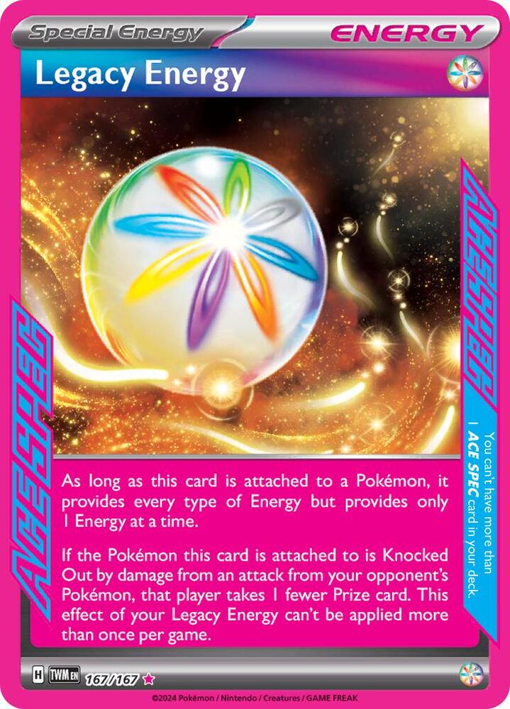 Pokemon Legacy Energy 167/167 Twilight Masquerade