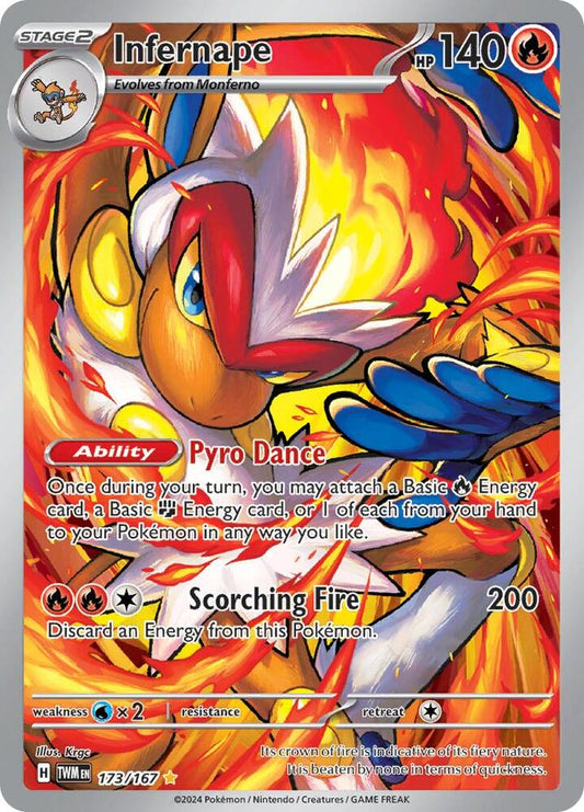 Pokemon Infernape 173/167 Twilight Masquerade