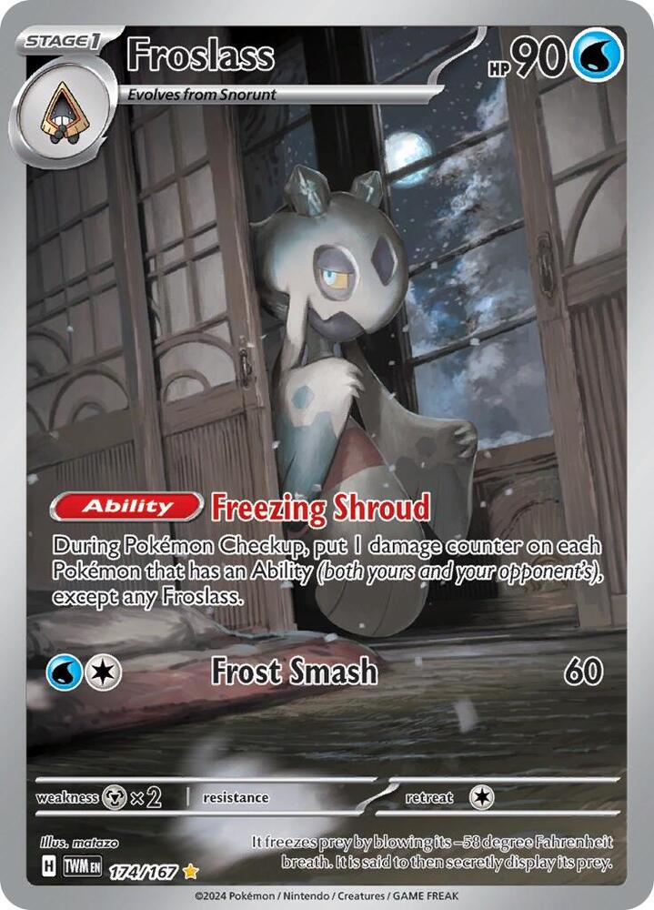 Pokemon Froslass 174/167 Twilight Masquerade