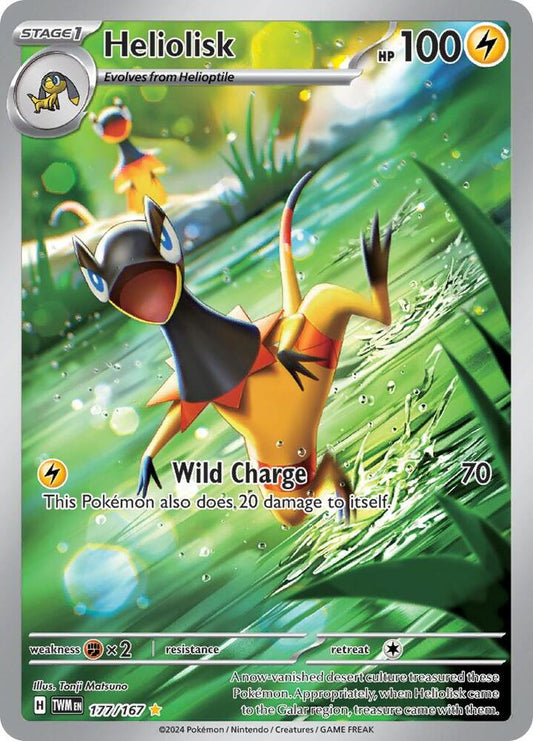 Pokemon Heliolisk 177/167 Twilight Masquerade