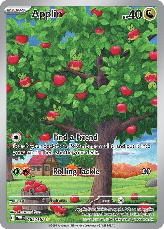Pokemon Applin 185/167 Twilight Masquerade