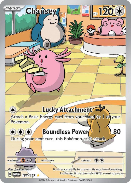 Pokemon Chansey 187/167 Twilight Masquerade