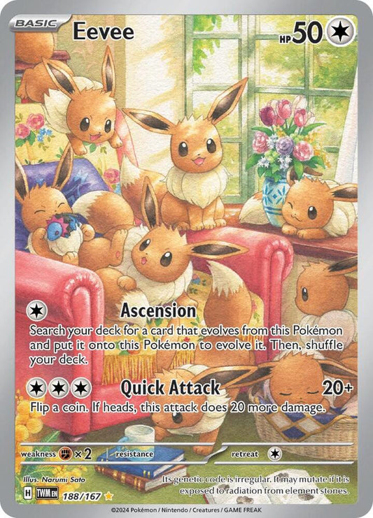 Pokemon Eevee 188/167 Twilight Masquerade