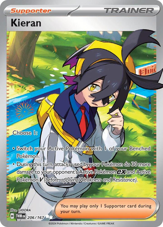 Pokemon Kieran 206/167 Twilight Masquerade
