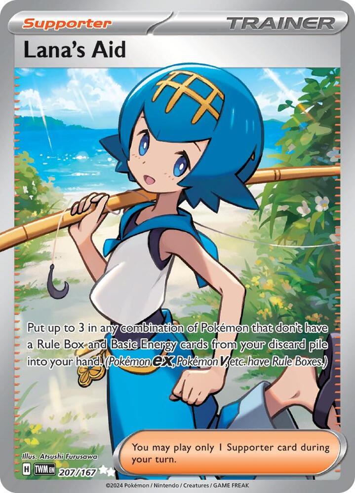 Pokemon Lana's Aid 207/167 Twilight Masquerade