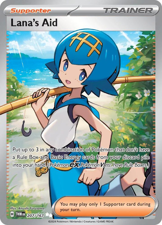 Pokemon Lana's Aid 207/167 Twilight Masquerade