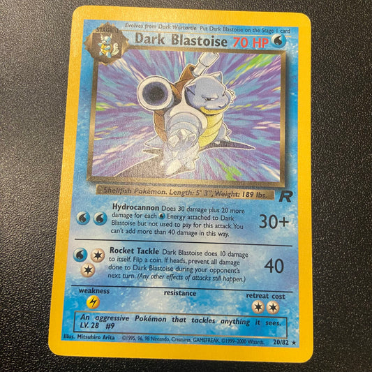 Pokemon TCG Dark Blastoise 20/82 Team Rocket
