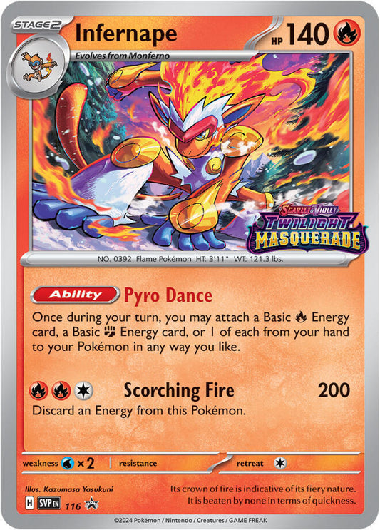Pokemon Infernape 116 SVP Black Star Promos
