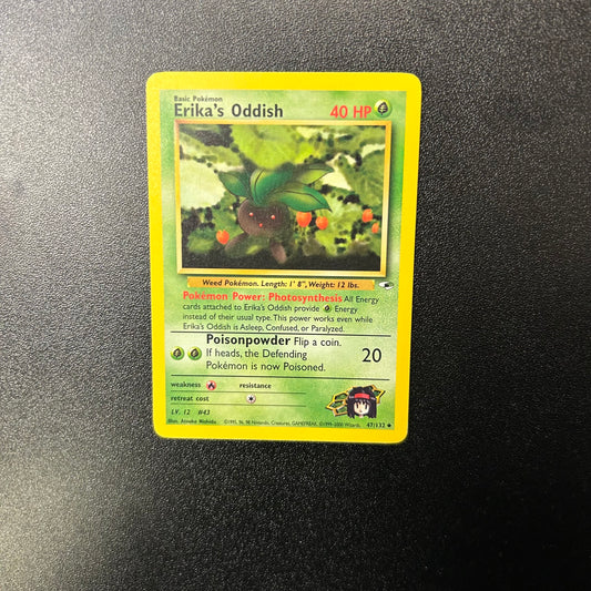 Pokemon TCG Erika's Oddish 47/132 Gym Heroes