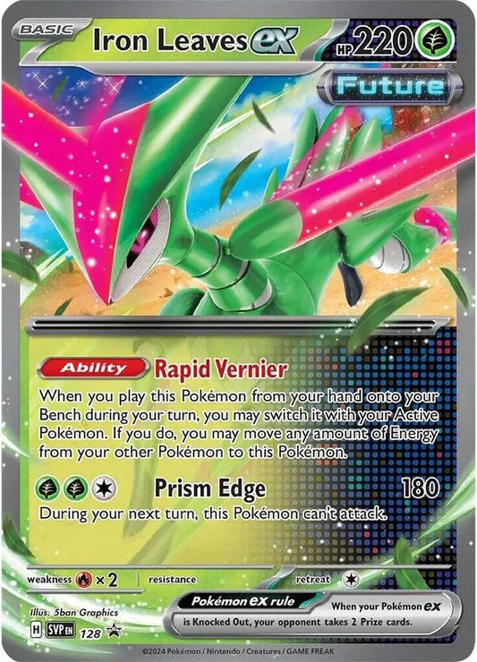 Pokemon Iron Leaves ex 128 SVP Black Star Promos