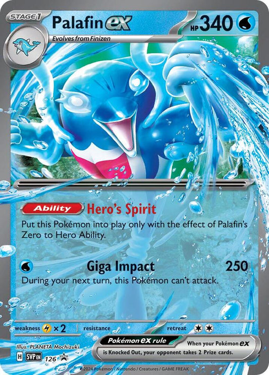 Pokemon Palafin ex 126 SVP Black Star Promos