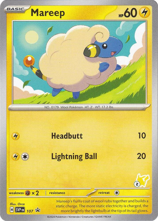 Pokemon Mareep 107 SVP Black Star Promos